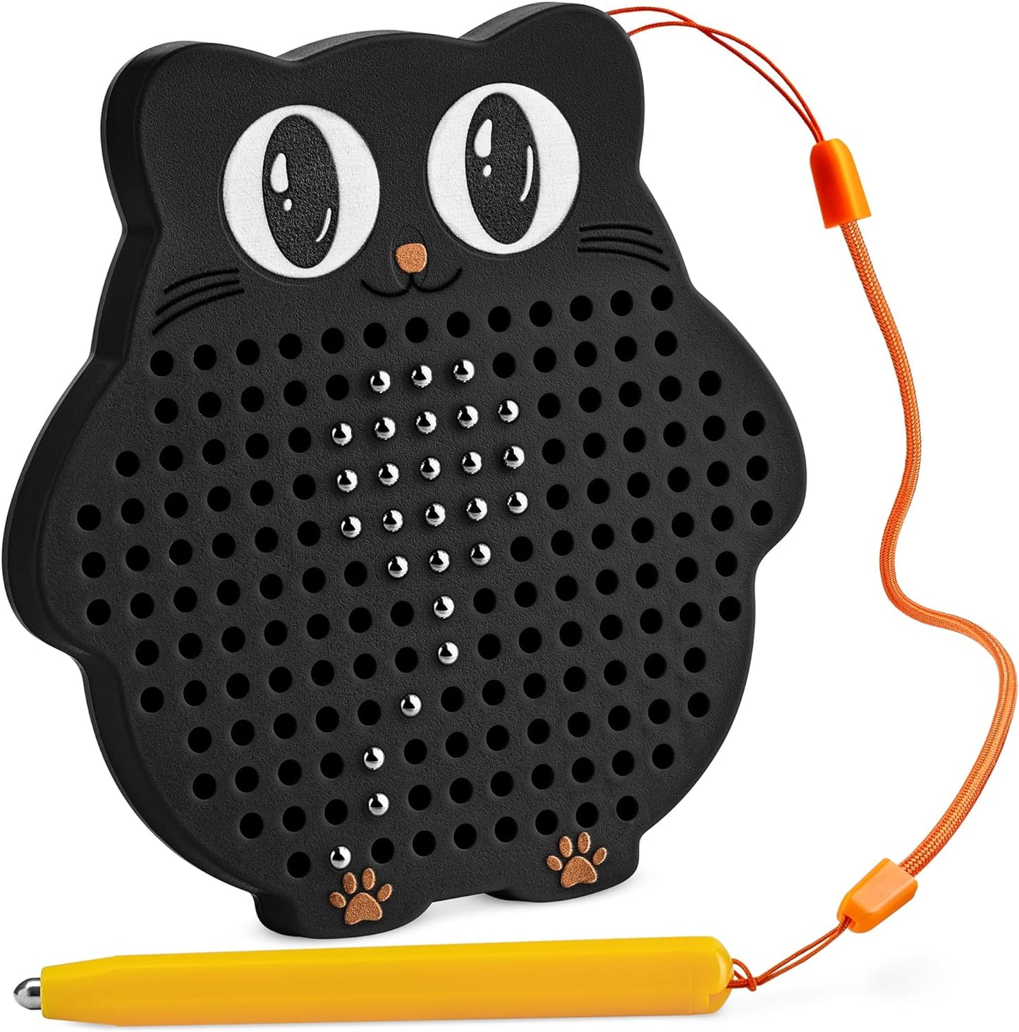 AYNAT FUN Magnetic Drawing Board for Kids & Toddlers with Beads and Magnet Stylus Pen - Magnetic Travel Toy for Airplane & Car Ride Activities for Kids