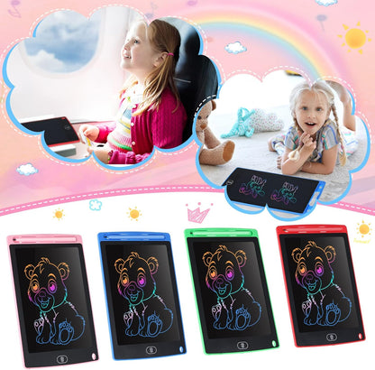 Tinlade 12 Pack LCD Writing Tablets for Kids Party Favors Games, 8.5 Inch Educational Learning Bulk Toys Gifts Erasable Doodle Boards Portable Electronic Drawing Pads for Toddlers 4-8 School Birthday