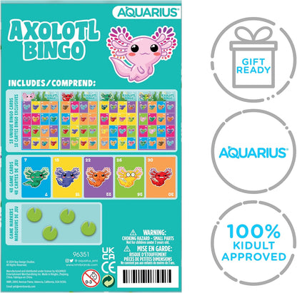 Aquarius Axolotl Family Bingo - Fun Family Party Game for Kids, Teens & Adults - Entertaining Game Night Gift - Officially Licensed for Fun Merchandise