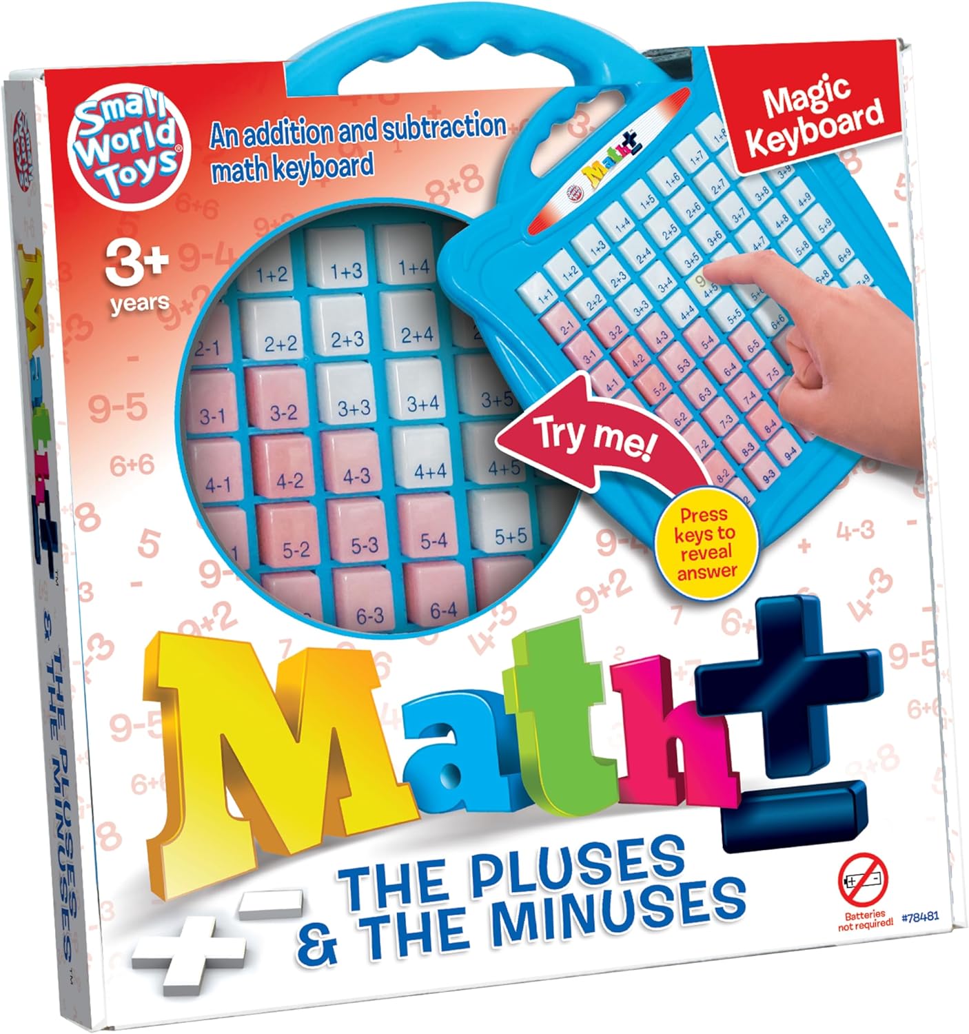 Small World Toys Multiplication Machine, Multiplication Game for Kids 3+, Kindergarten Math Learning & Education Toys, Montessori Math Manipulatives for Home School Classroom, Kids Learning Gift
