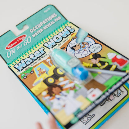 Melissa & Doug On The Go Water Wow! Mess Free Coloring Book, Reusable Water-Reveal Activity Pad, Vehicles, Travel Toys, Party Favors, for Toddlers & Kids Ages 3+ - FSC Certified