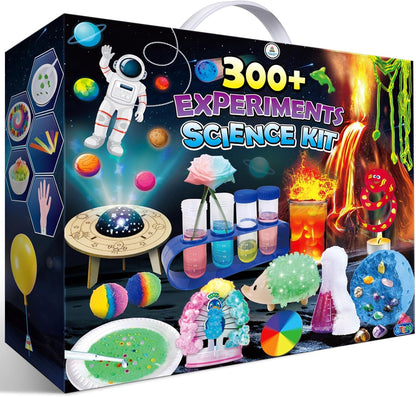 UNGLINGA 260+ Experiments Science Kits for Kids, S.T.E.M Science Projects, Chemistry Set, Christmas Birthday Toys Gifts Idea for Boys Girls, Dig Volcano Gemstones, Educational Scientist Set