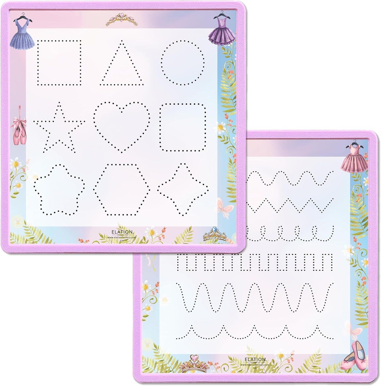 Kid's Name Tracing Board | Dry Erase Letter Tracing | Reusable Writing Practice Board | Personalized | Ballet Theme