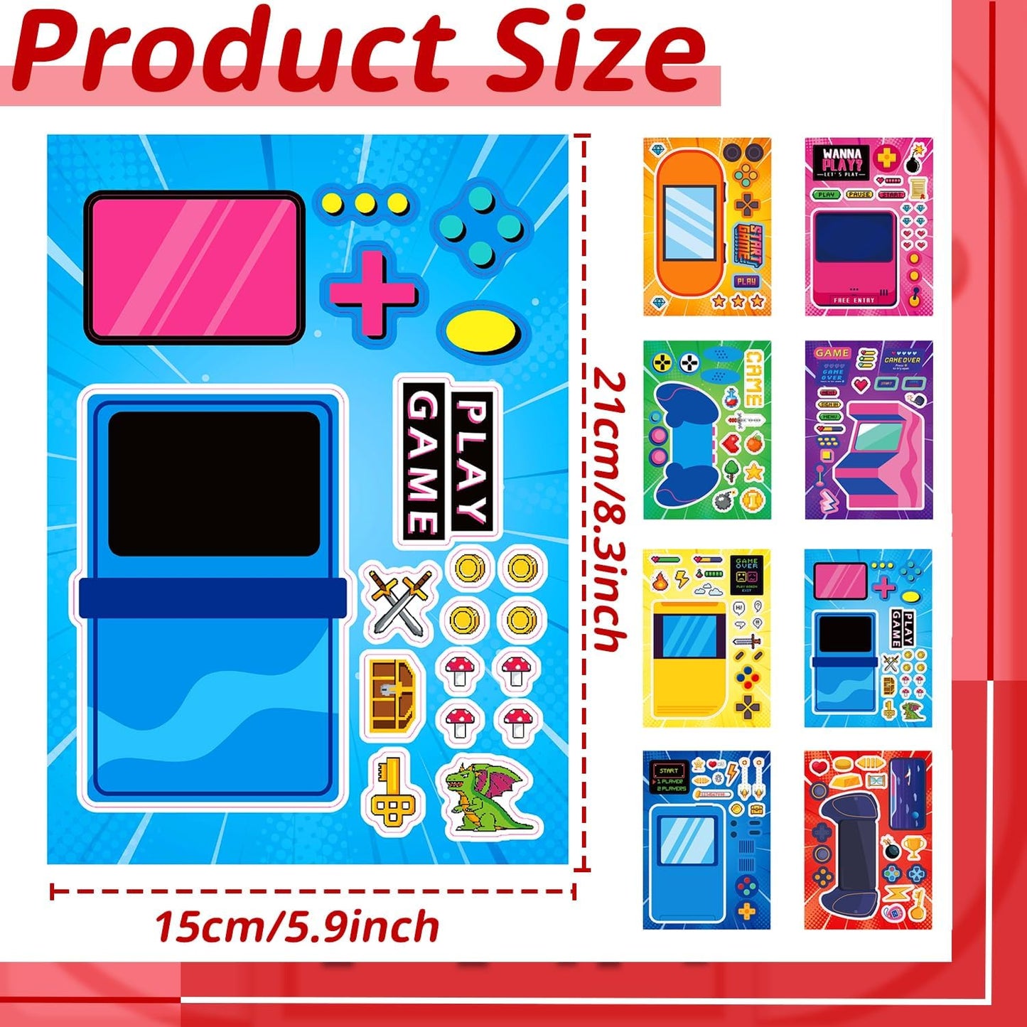24-Sheet Make Your Own Science Sticker Kit | Microscope, DNA & Scientist Designs - Reusable Educational Decor for Classrooms & Kids Rooms