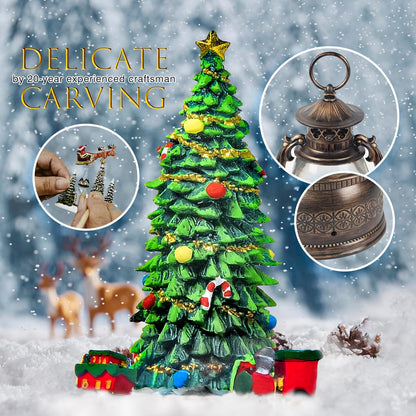 Large Christmas Snow Globes, 13.8" Cardinal Musical Snow Globe 8 Songs 6H Timer Music Box Dual Power Snowglobes for Kids Adults Red Truck Christmas Lantern Lighted Christmas Decor Indoor Gifts