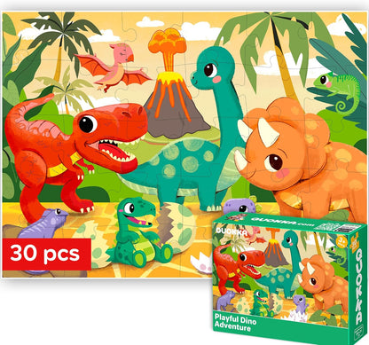 QUOKKA Puzzles for Kids Ages 3-5 - 30 Pieces Puzzles for Toddlers 2-4 - Sea World Learning Jigsaw Puzzles for Kids 4-6 Years Old - Educational Toys for Boy and Girl