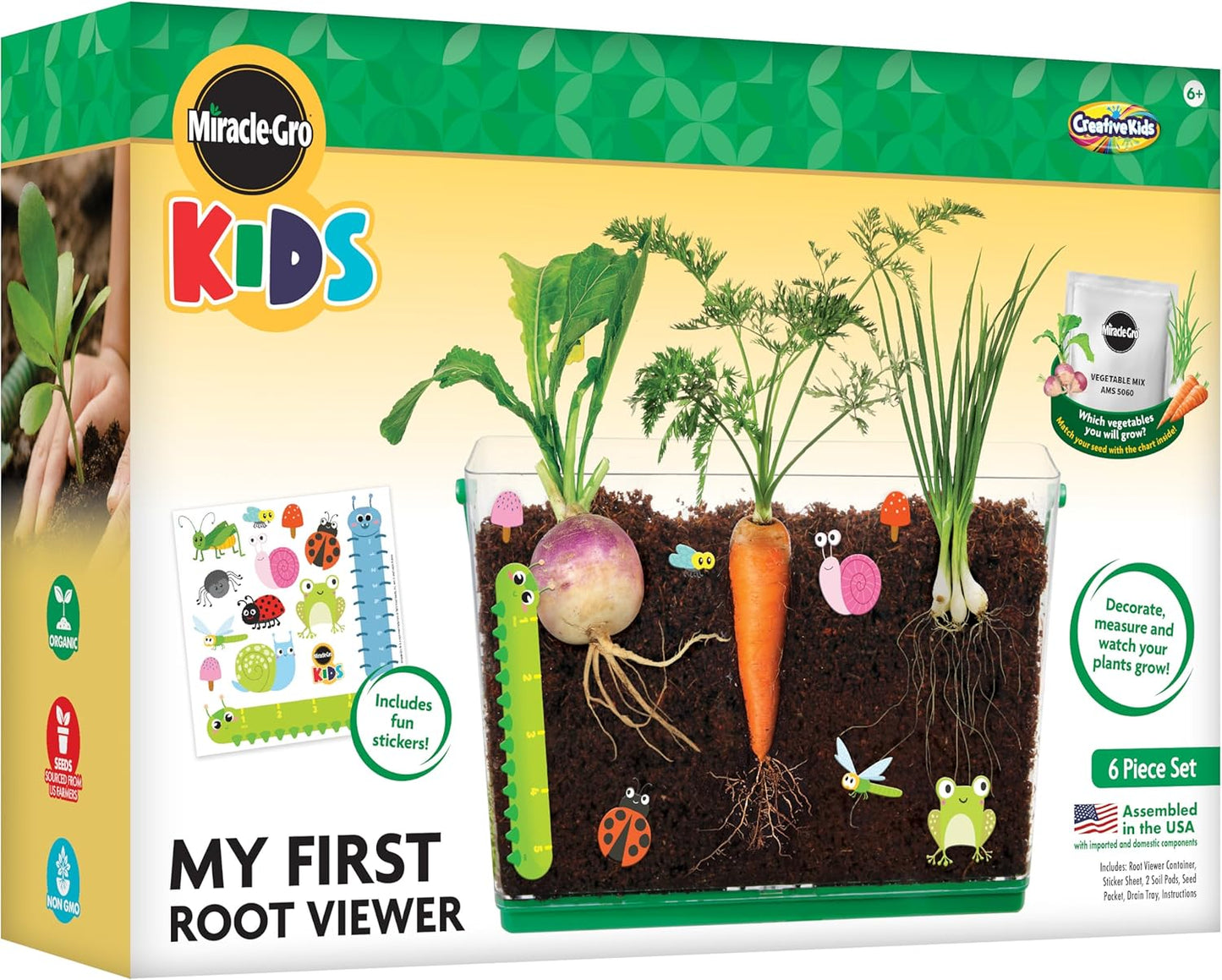Creative Kids Miracle GRO Dinosaur Garden Kit, Multicolor