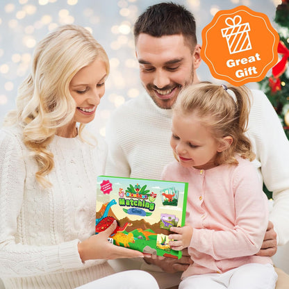 zheyistep 100 PCS Animal Matching Game for Kids Toddlers Memory Game, Animal Match Game Concentration Card Game for Boys Girls Preschool Learning Activities