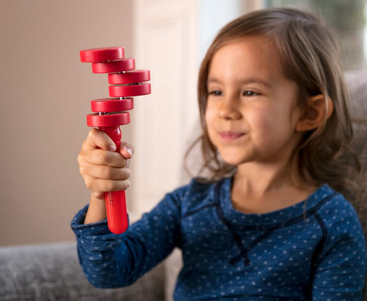 TrueBalance Coordination Game | Handheld Balance Toy for Adults and Kids | Improves Fine Motor Skills (Glow in The Dark)