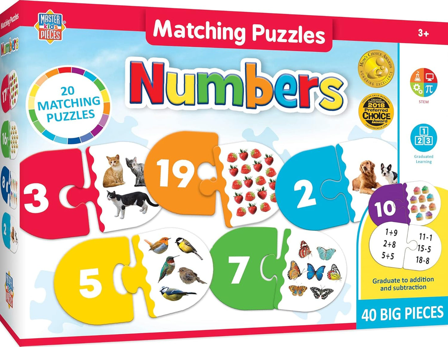 MasterPieces Kids Games - Educational Colors & Shapes Matching Game - Game for Kids and Family - Laugh and Learn