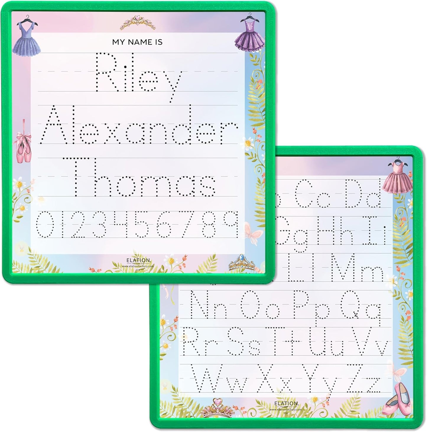 Kid's Name Tracing Board | Dry Erase Letter Tracing | Reusable Writing Practice Board | Personalized | Ballet Theme