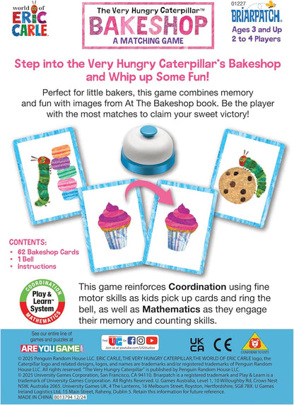 Briarpatch, The Very Hungry Caterpillar Bakeshop Matching Game, Based On Board Books By Eric Carle, Preschool Learning for Kids