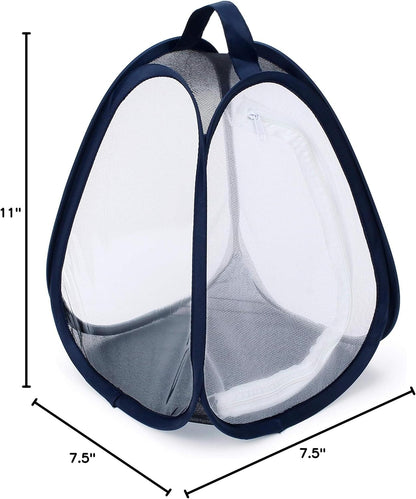 RESTCLOUD Mini Butterfly Habitat, Insect Mesh Cage, Bug Terrarium Pop Up 7.5" x 11" Tall