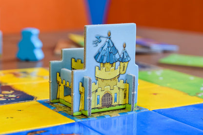 Strategy Board Game Extension for Kids, Teens and Family, Tabletop Game Nights, Ages 8 & Up, 2 to 5 Players, Kingdomino Age of Giants Expansion by Blue Orange Games