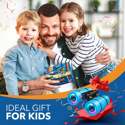 Toys for 3-7 Year Old Boys: LET'S GO! Binoculars for Kids with Bird Watching Manual Easter Birthday Gifts for 4 5 6 7 8 Year Old Boy Girls Outdoor Toy for Kid Ages 5-7 Toddler Camping Telescope