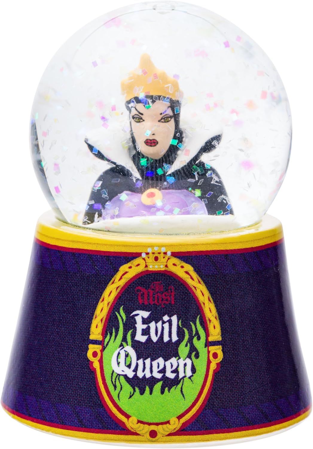Silver Buffalo Disney Mickey and Friends Mini Light Up Snow Globe│Minnie Mouse│3.8 Inches Tall, 45mm (Small)