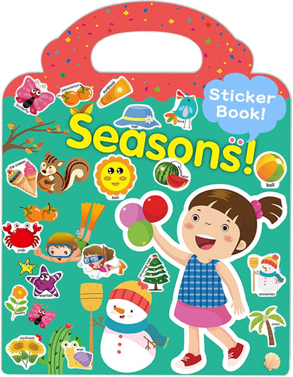 Benresive Reusable Sticker Books for Toddlers, Fun Travel Stickers for Kids, Toddler Sticker Book, Crafts Activities for Toddlers, 3 and Up Birthady Gifts - Vehicle