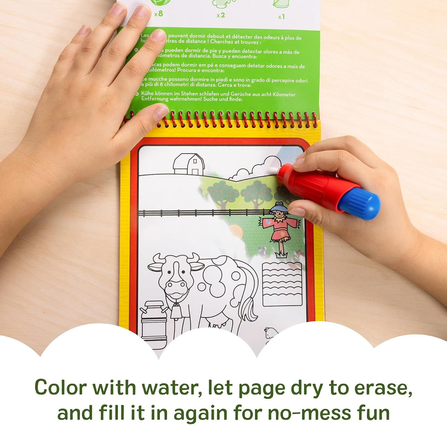 Melissa & Doug On The Go Water Wow! Mess Free Coloring Book, Reusable Water-Reveal Activity Pad, Dinosaurs, Travel Toys, Party Favors, for Toddlers & Kids Ages 3+