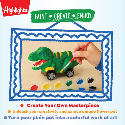 Highlights Paint Your Own Plaster Figurine & Activity Kits – DIY Art Sets with Figurines, Paints, Brush & Bonus Activities – Multiple Themes – Ages 6+