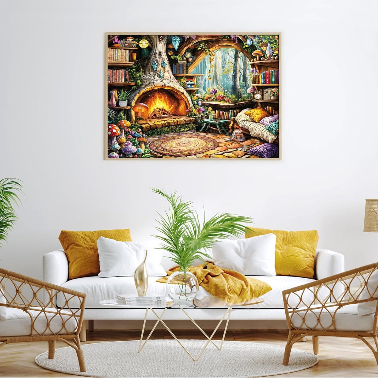 Jigsaw Puzzles for Adults 1000 Piece Puzzle for Adults 1000 Pieces Puzzle 1000 Pieces-Idyllic Rural Summer Landscape