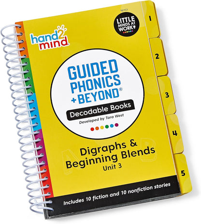 hand2mind Guided Phonics + Beyond Decodable Books Unit 2, CVC Books for Beginning Readers, Science of Reading Classroom Materials, Learn to Read Leveled Readers, Preschool Curriculum for Teachers