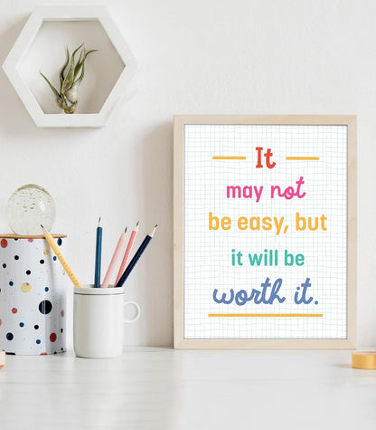Carson Dellosa 14-Piece Mathematics Strategy Posters, 8.5" x 11" Wall Art Ten Frame, Counting, Number Line, Math Manipulatives, Facts, and More Strategies, Classroom Decor and Teacher Supplies