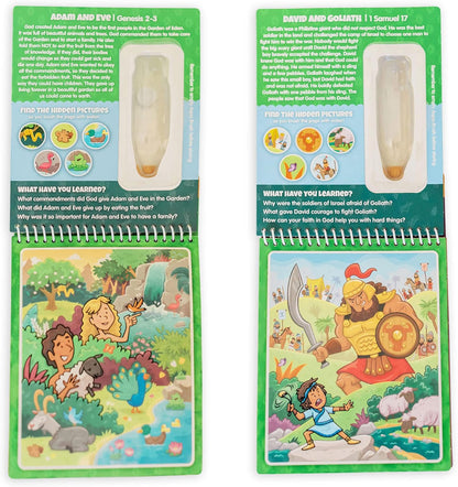 Water Reveal Coloring Scripture Book for Kids Ages 3+. New Testament Bible Stories: Preschool, Elementary, Primary, Christian, Religion