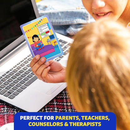Who What Why Emergency & Safety Conversation Cards for Kids – Social Skills & Critical Thinking Game – Safety Awareness, Decision-Making & Communication Cards, Speech Therapy & SEL Tool, Ages 4+