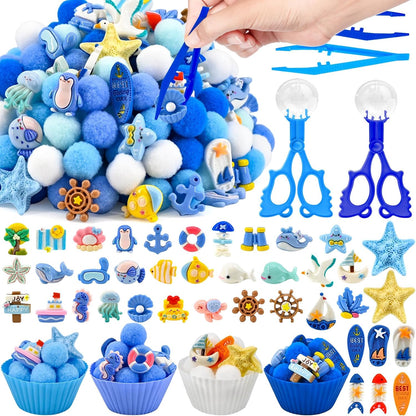 270 Pcs Numbers and Letters Sensory Bin Items Back to School Counting Sorting Sensory Bin Filler Fine Motor Numbers and Letters Geometric Figure Counts for Easter Spring Summer Sorting