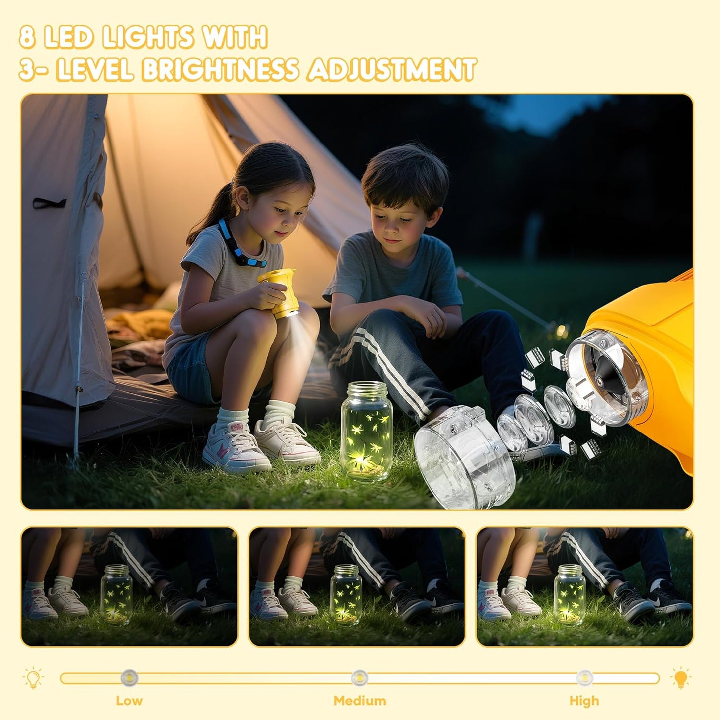 1000X Handheld Digital Microscope for Kids, Pocket Microscope with 2.0" IPS Screen, Portable STEM Science Toy for Ages 4-12, Educational Birthday Gift for Boys Girls, Outdoor Exploration Kit