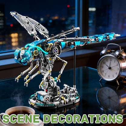 Mechanical Seahorse Building Set Steampunk Ocean Animal Model Kit Articulated Sea Creature Construction Toy Gift for Marine Life Enthusiasts for Adults Teens 1003 Pieces