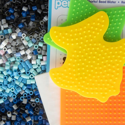 Perler 80-42993 Day at The Zoo Fused Bead Activity Bucket with Pegboards and Patterns, Multicolor, 8504 Pieces