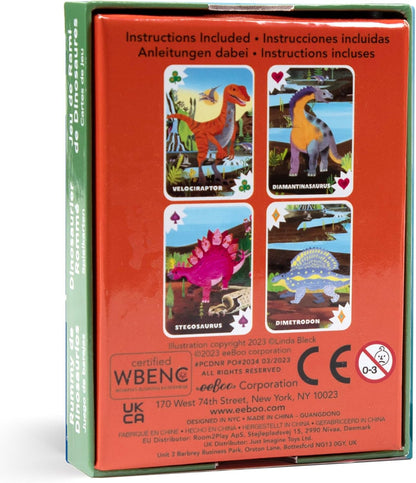 eeBoo Old Maid Playing Card Game - 50 Career Themed Cards, Classic Matching Card Game, Durable Oversized Cards, Screen-Free Fun, Ages 5+
