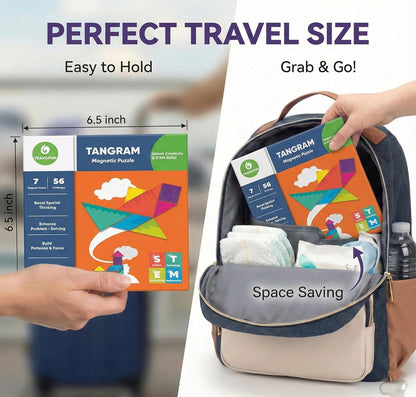 TRAVOFUN Magnetic Fishing Game Book - Travel Toys for Toddlers 3-5 - Car Road Trip Essentials & Airplane Activities for Kids - Montessori Learning Gift with 2 Poles & 27 Ocean Fish (Quiet & Portable)