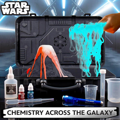 STAR WARS Glowing Crystals, Crystal Growing Kit with Light Up Display Stand, Grow 3 Colorful Crystals, Gift for 8 Year Old Boy, Merch, Toys for Boys Age 8-12