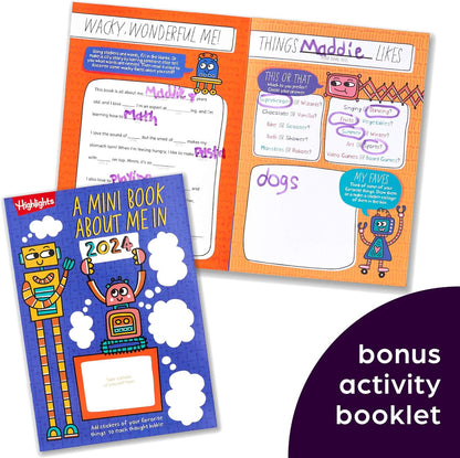 Highlights for Children Puzzle Fun 2025 Books for Kids Ages 6 and Up, 4-Book Set of Brain Teasers, Mazes, Word Puzzles and More Travel-Friendly Screen Free Kids Puzzles