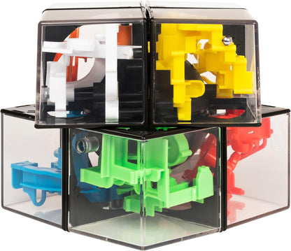 Rubik’s Perplexus Fusion 3x3 Gravity 3D Maze Game Brain Teaser Puzzle Ball | Anxiety Relief Items Cool Stuff | Sensory Toys for Adults & Kids Ages 8+