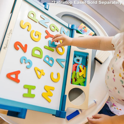 Melissa & Doug 52 Wooden Alphabet Magnets in a Box - Uppercase and Lowercase Letters