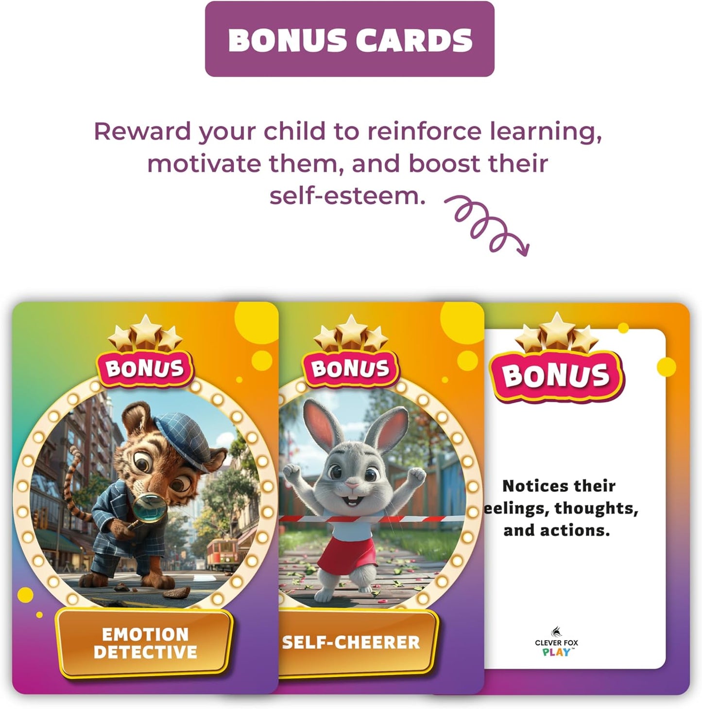 Clever Fox Play Emotions & Feelings Rumble – Emotional Intelligence & Regulation Card Game for Kids Ages 6+ - Learning Activity for Family & Therapy to Develop Social Skills & Problem Solving