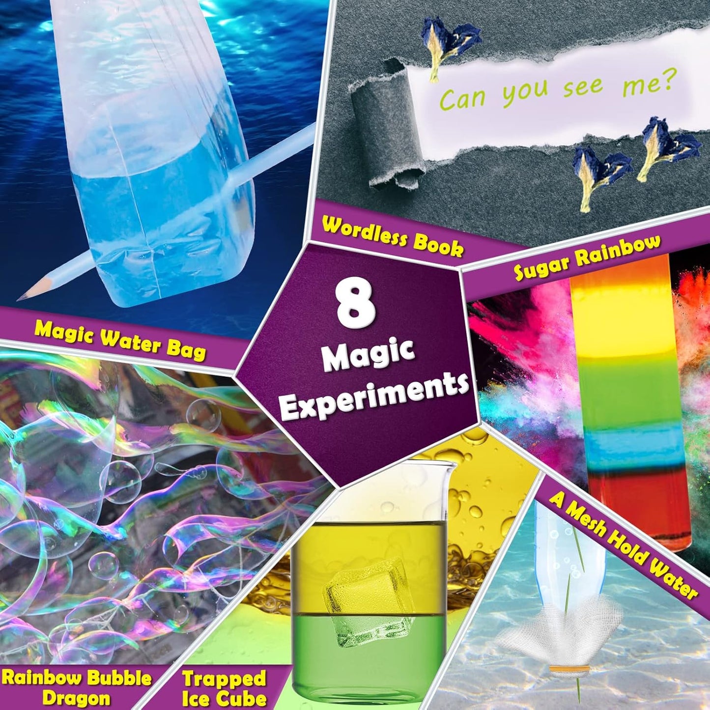 UNGLINGA 150 Experiments Science Kits for Kids, S.T.E.M Educational Project Toys for Boys Girls Birthday Gifts Ideas, Volcano, Chemistry Lab Tools Scientist Set