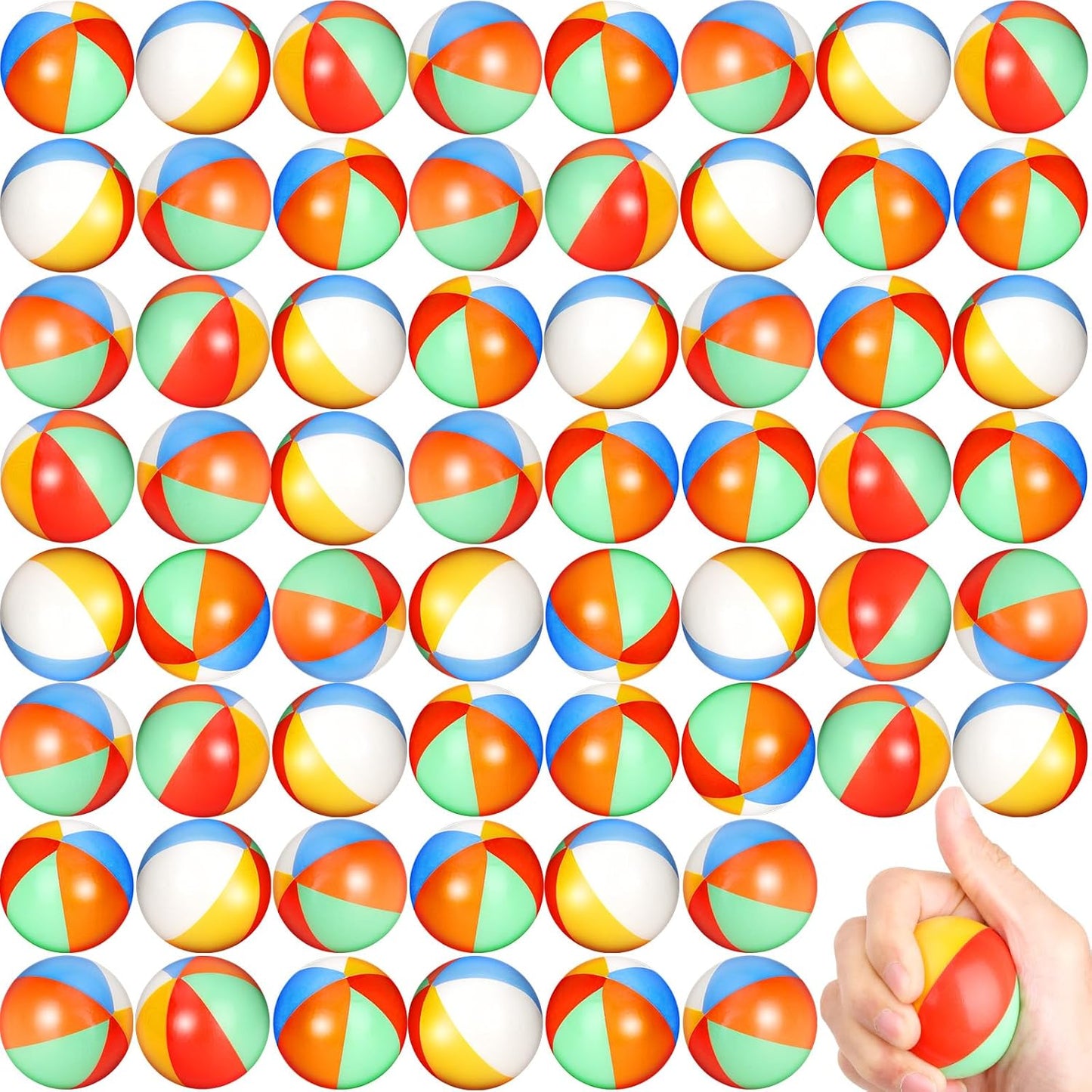 60 Pcs Globe Squeeze Balls Bulk,2.5 inch Earth Stress Relief Balls,Soft Foam Stress Ball Toy for Finger Exercise, Foam Squeezable Balls Classroom School Office Party Favors