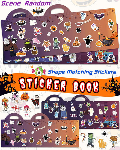 Walenced Reusable Sticker Book for Toddlers, Stickers for Kids, Toddler Sticker Book, Toddler Craft Activities, Toddler Travel Toys Ages 3 and Up Boy Girl Birthday Gifts