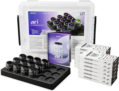 Ozobot Ari Entry Kit | Interactive Learning Robot with Touch Screen, ToF Sensor, Accelerometer, Gyroscope, and AI Integration | Hands-On STEM Education for Classrooms and Homeschool