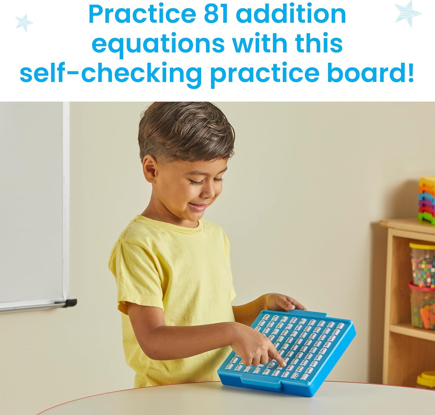 hand2mind Addition Practice Board, Math Facts Games, Number Games, Math Manipulatives Kindergarten, Educational Toys, Kids Learning Toys, Math Centers for Classroom, Preschool Learning Activities