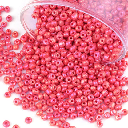 10100 Pcs Size 11/0 Glass Seed Beads, 2 mm Dark Green Small Mini Spacer Loose Pony Beads for Jewelry Making and DIY Crafts - Colors B