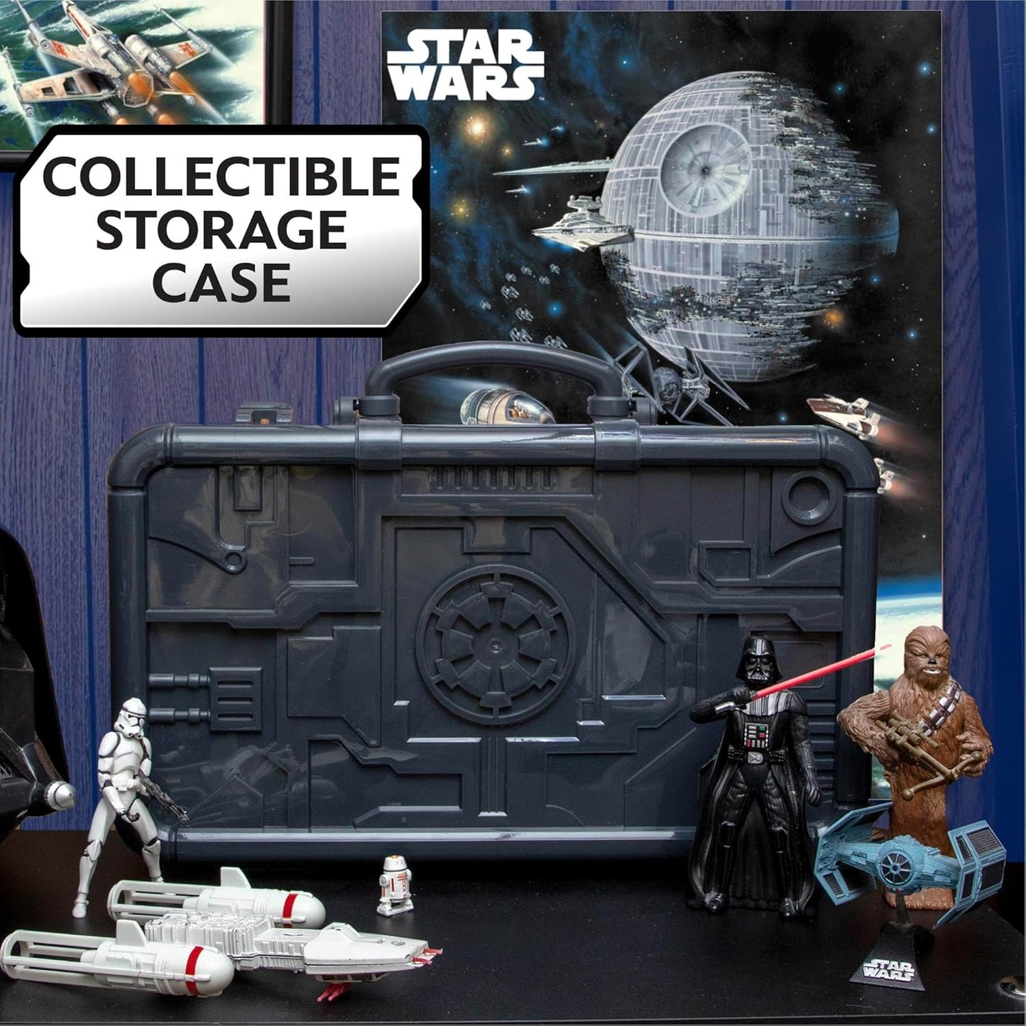 STAR WARS Glowing Crystals, Crystal Growing Kit with Light Up Display Stand, Grow 3 Colorful Crystals, Gift for 8 Year Old Boy, Merch, Toys for Boys Age 8-12