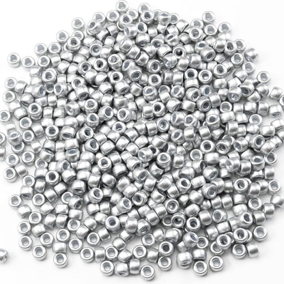 Gxueshan 1000 Pcs Acrylic Black Pony Beads 6x9mm Large Hole Pen Hair Kandi Beads Bulk for Friendship Bracelet Necklace Jewelry Making Earring Braiding Kit