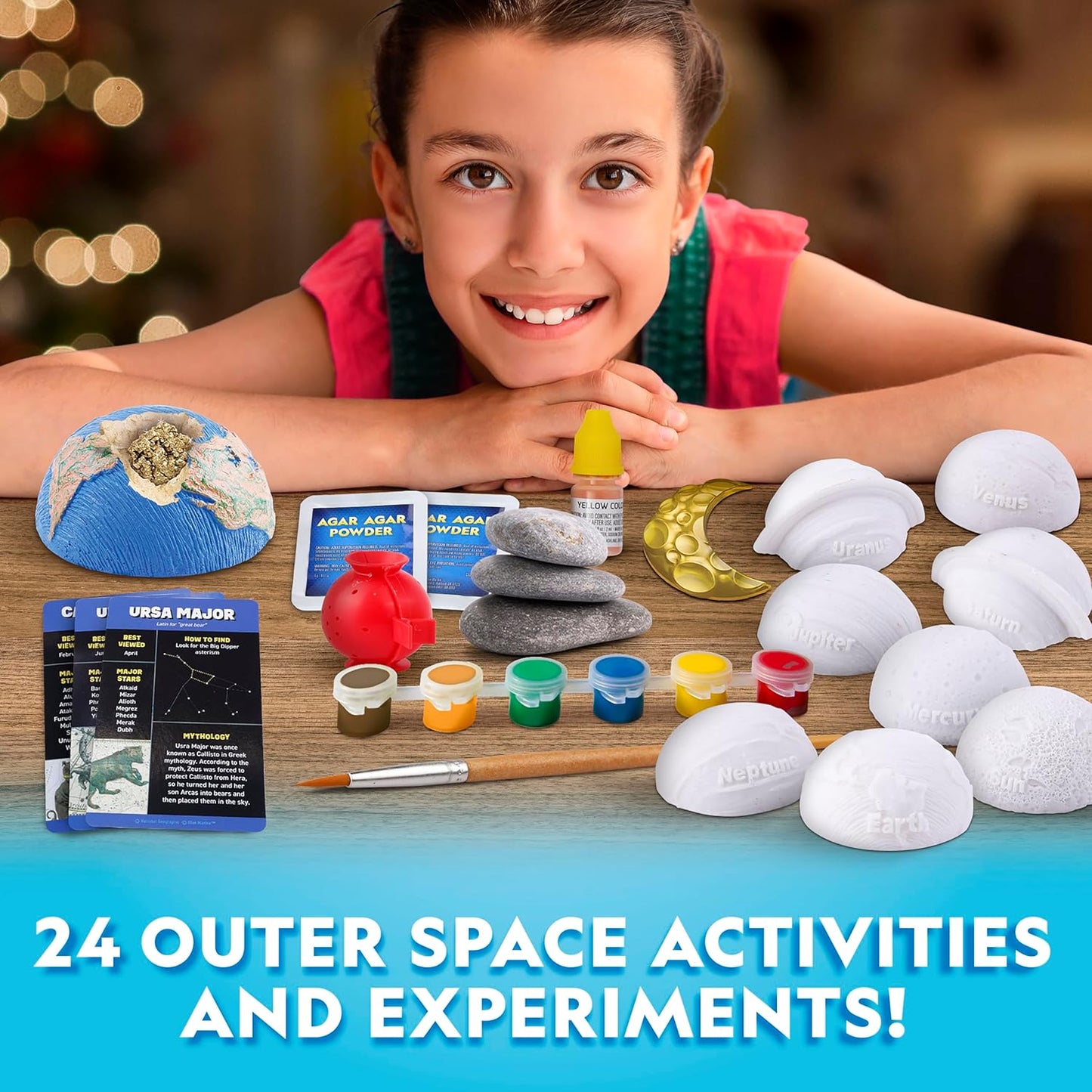 NATIONAL GEOGRAPHIC 2026 Science Kit & Rock Collection Advent Calendar – Jumbo Advent Calendar with 24 Days of Science Experiments, Gemstones & More for Kids, STEM Projects for Kids Ages 8-12