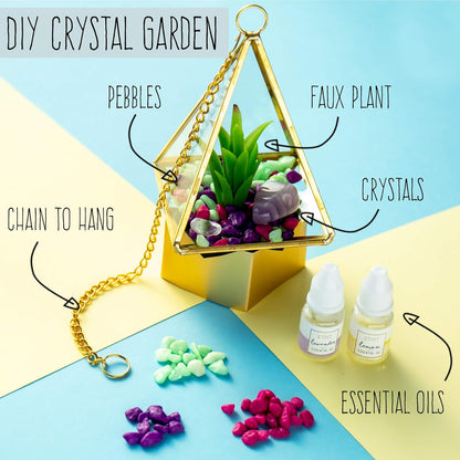 DIY Crystal Terrarium