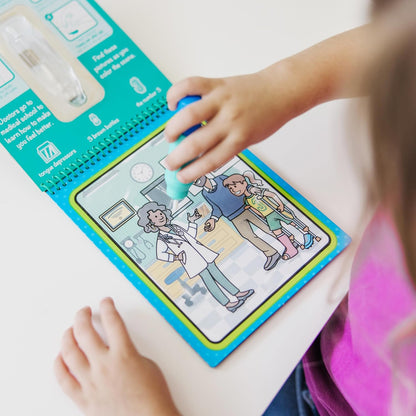 Melissa & Doug On The Go Water Wow! Mess Free Coloring Book, Reusable Water-Reveal Activity Pad, Vehicles, Travel Toys, Party Favors, for Toddlers & Kids Ages 3+ - FSC Certified